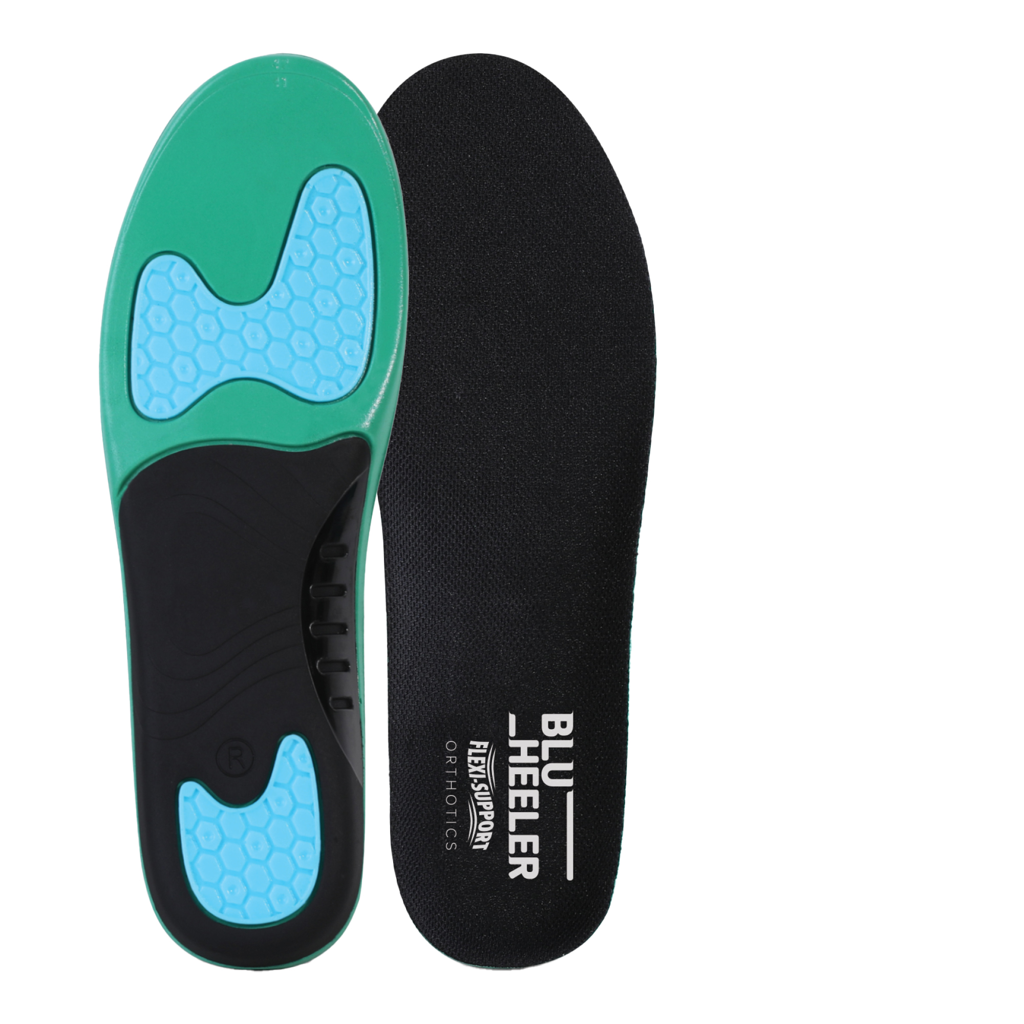 Arch support orthotic insole with anti-fatigue massage gel